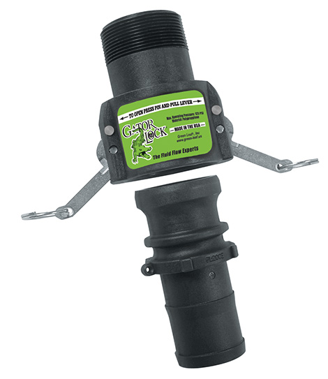 Green Leaf GLP 200 PL Series Polypropylene Gator Lock Coupling 2" Plug for Fema 